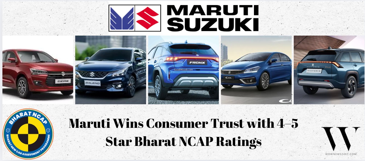 Maruti Suzuki Models Shine In Bharat NCAP Safety Tests