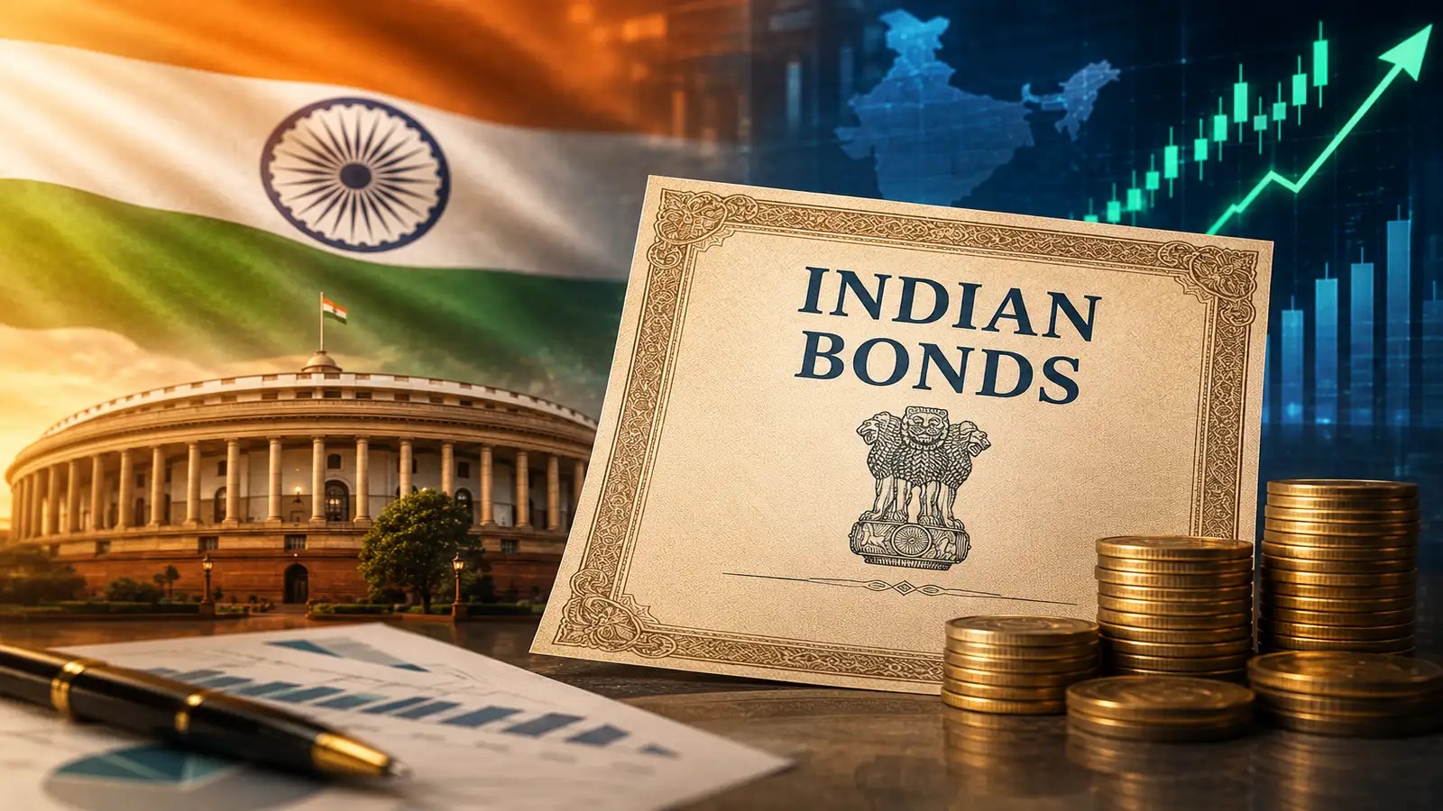 Sovereign Debt Ticks Up: India 10-Year Bond Yield Rises to 6.958% Amid Liquidity Shifts