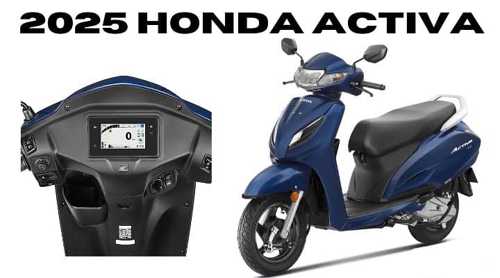 2025 Honda Activa Launches with Smart Tech: TFT Display, Bluetooth at ₹80,950