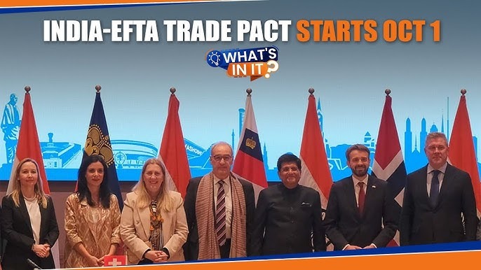 EFTA’s $100 Billion Bet: India’s Trade Ties with Europe Hit Historic High