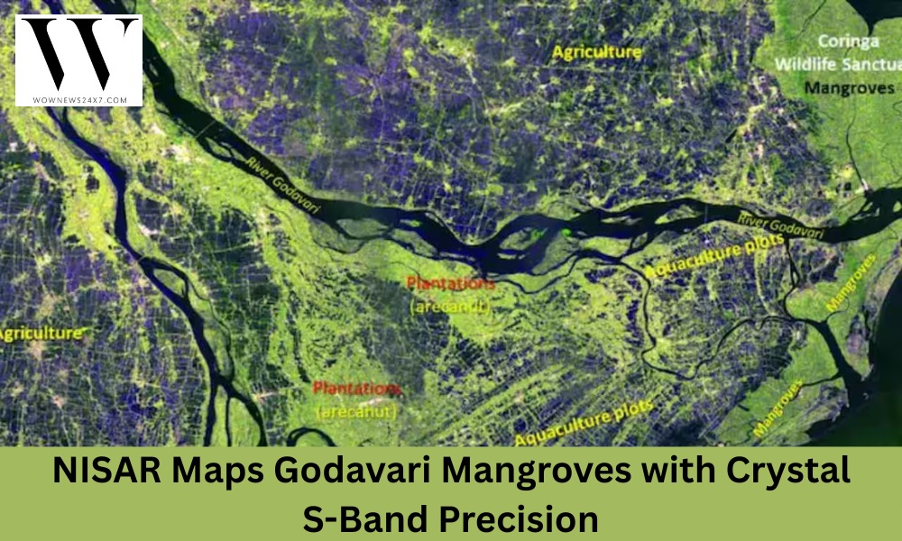 NISAR Goes Live: Godavari Farms & Mangroves Shine in India's First S-Band Scan