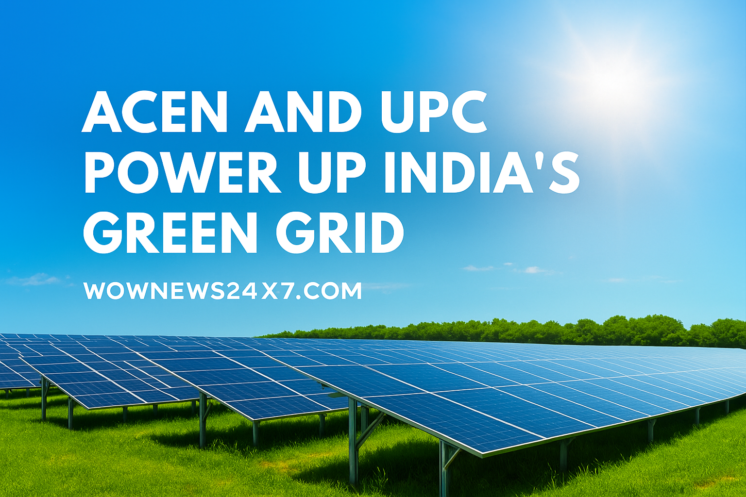 Solar Dreams Turn Real: ACEN and UPC Team Up to Energize India