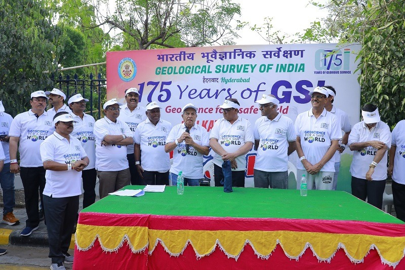 Geological Survey of India Commemorates 175 Years with Hyderabad Walkathon