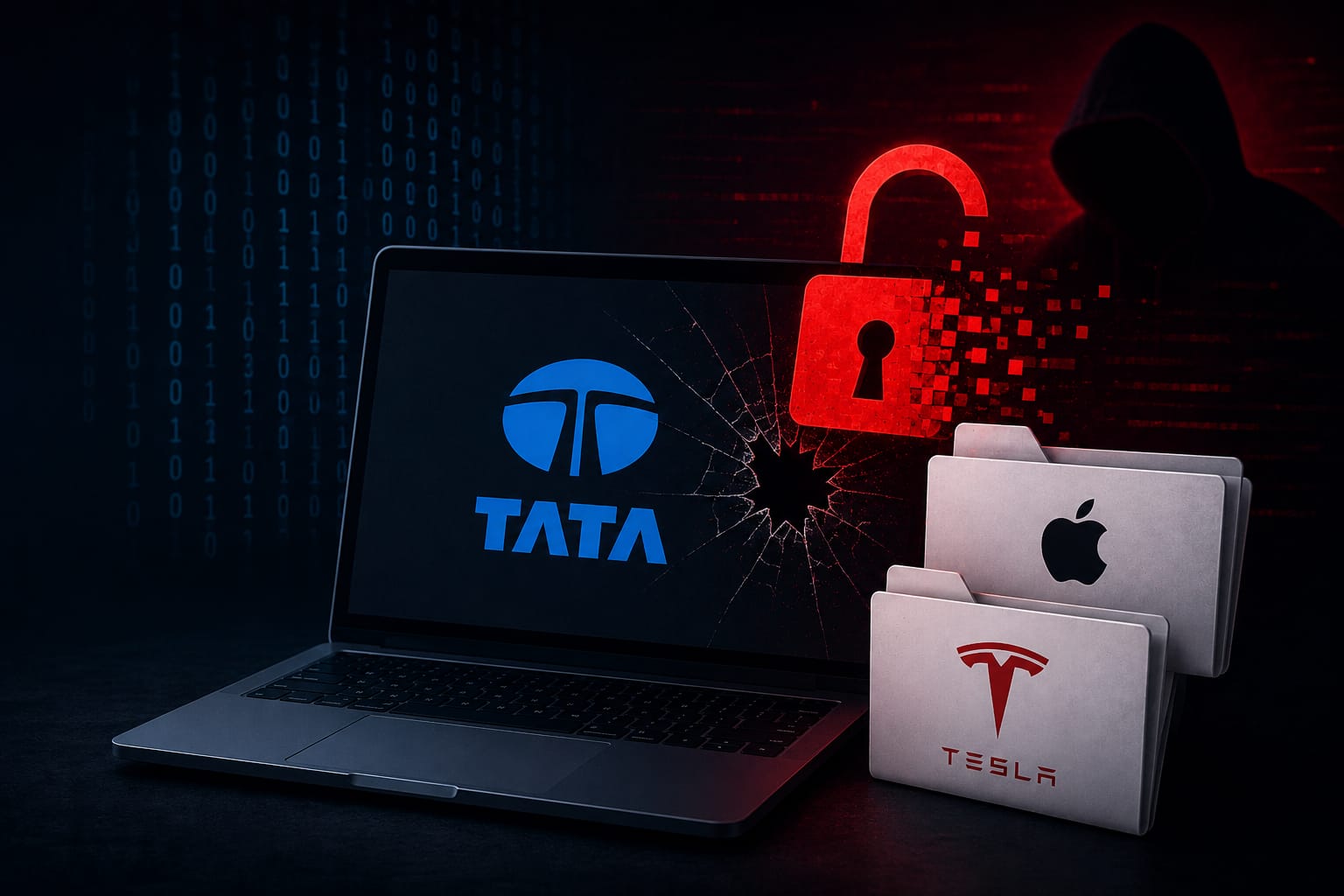 Tata Electronics Hit By Cyber Breach Exposing Apple, Tesla Files