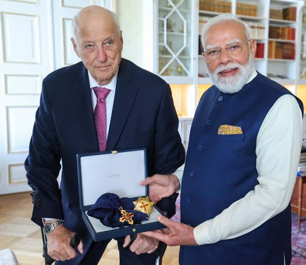 PM Modi’s Nordic Crown Moment: Norway Honours India’s Global Statesman