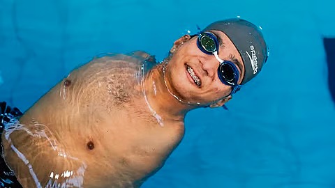 Making Waves: Kerala Para-Swimmer Turns Disability Into Pure Determination