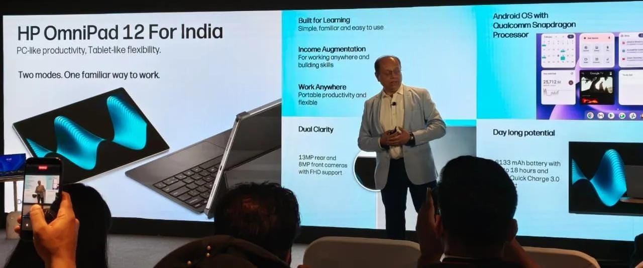HP OmniPad 12 Launches in India with Snapdragon Processor