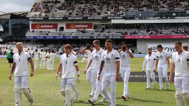 Bowled Over by Respect: IND & ENG Players Don Black Armbands for Cricket’s Trailblazer