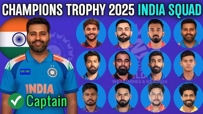 Surprise Selections and Shocking Omissions in India’s Champions Trophy 2025 Squad