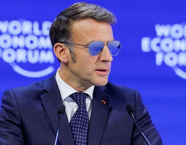 Macron’s ₹70,000 ‘Top‑Gun’ Shades Steal the Spotlight at Davos — And Even Trump Can’t Look Away