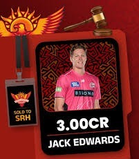 Jack Edwards’ Injury Blow Leaves SRH Reeling Ahead Of IPL 2026
