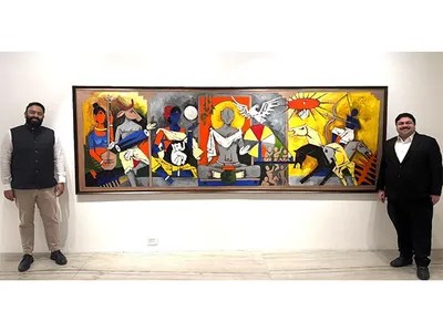 Art World Abuzz: Opulent Gallery's Masterpiece Showcase Wows Delhi Elite