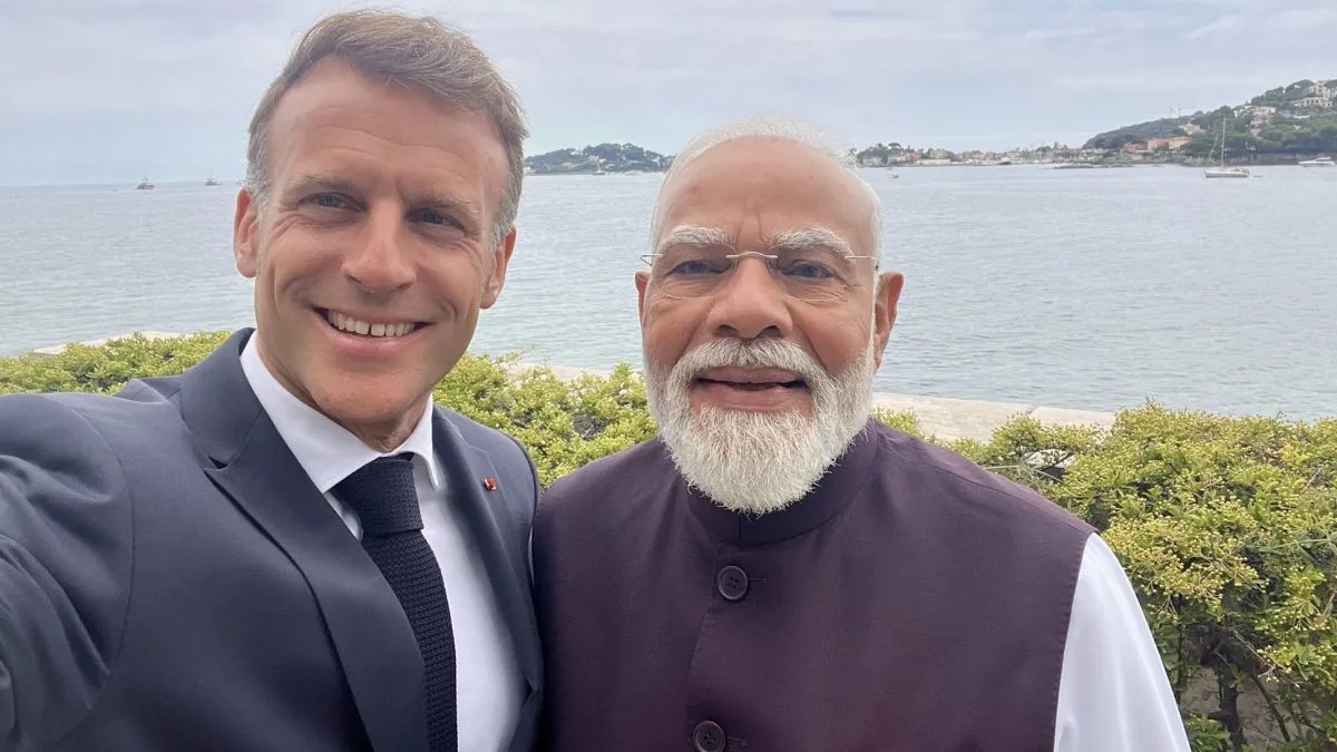 President Macron Shares 'Nice' Selfie With PM Modi Ahead of G7 Summit