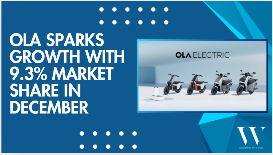 Ola Electric Sparks Confidence, Market Share Jumps to 9.3% in December