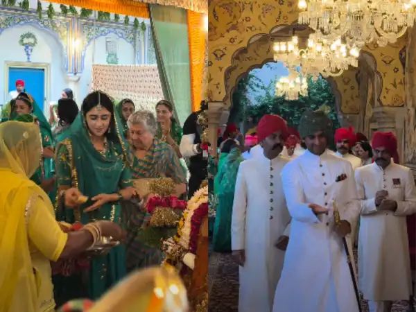 Royal Rituals: Padmanabh Singh and Gauravi Kumari Honor Jaipur’s Teej Traditions