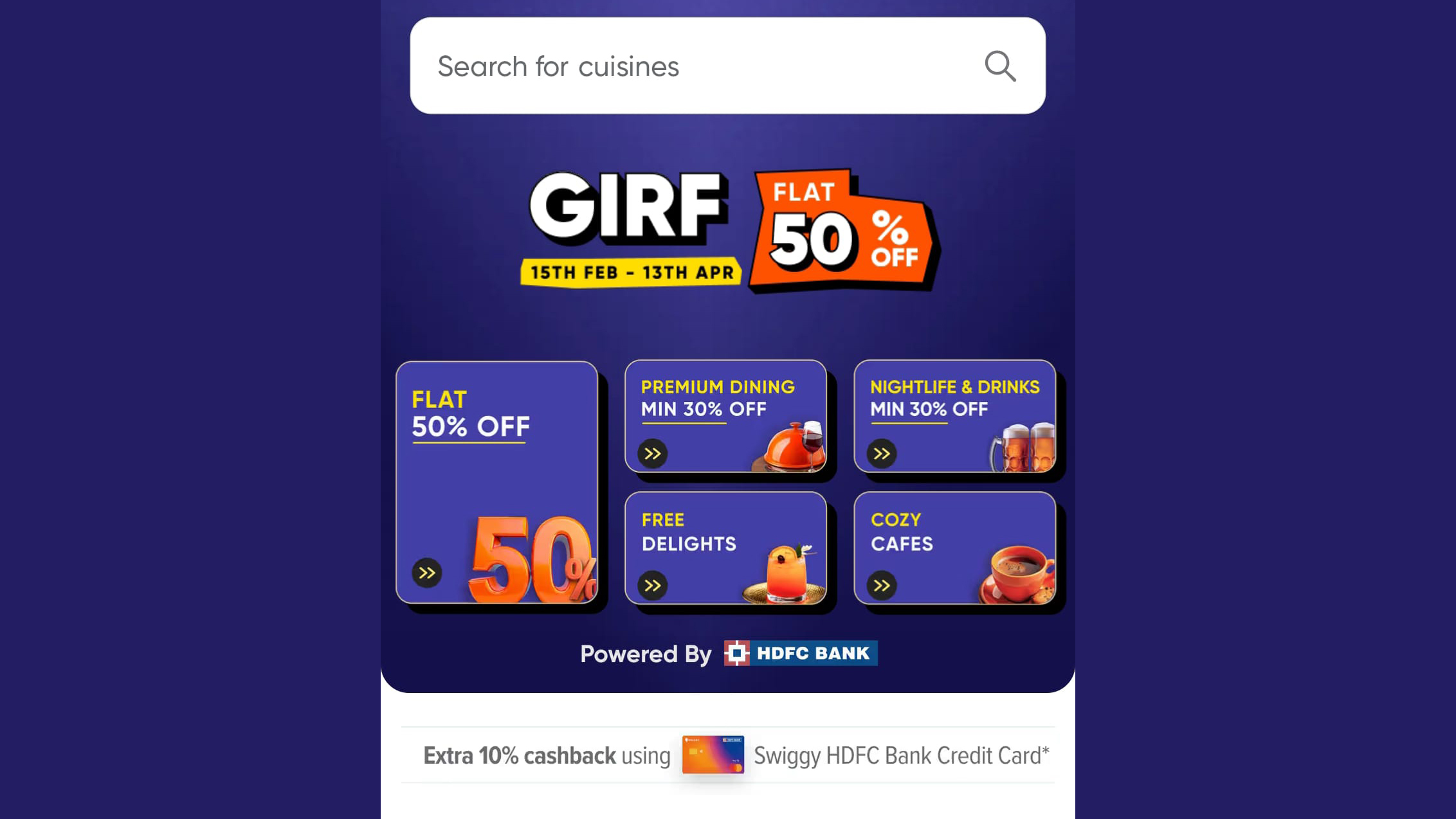 Swiggy's GIRF 2025: Unleash Your Inner Foodie with Half-Price Delights
