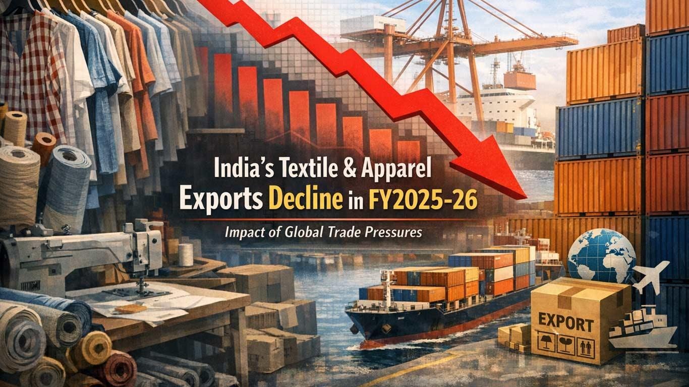 Textile And Garment Exports Slip 2.2% In FY26