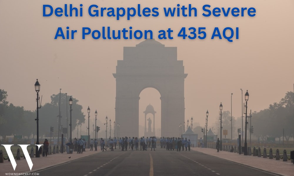 Delhi’s Air Hits ‘Severe’: AQI at 435 Sparks Health Alarm