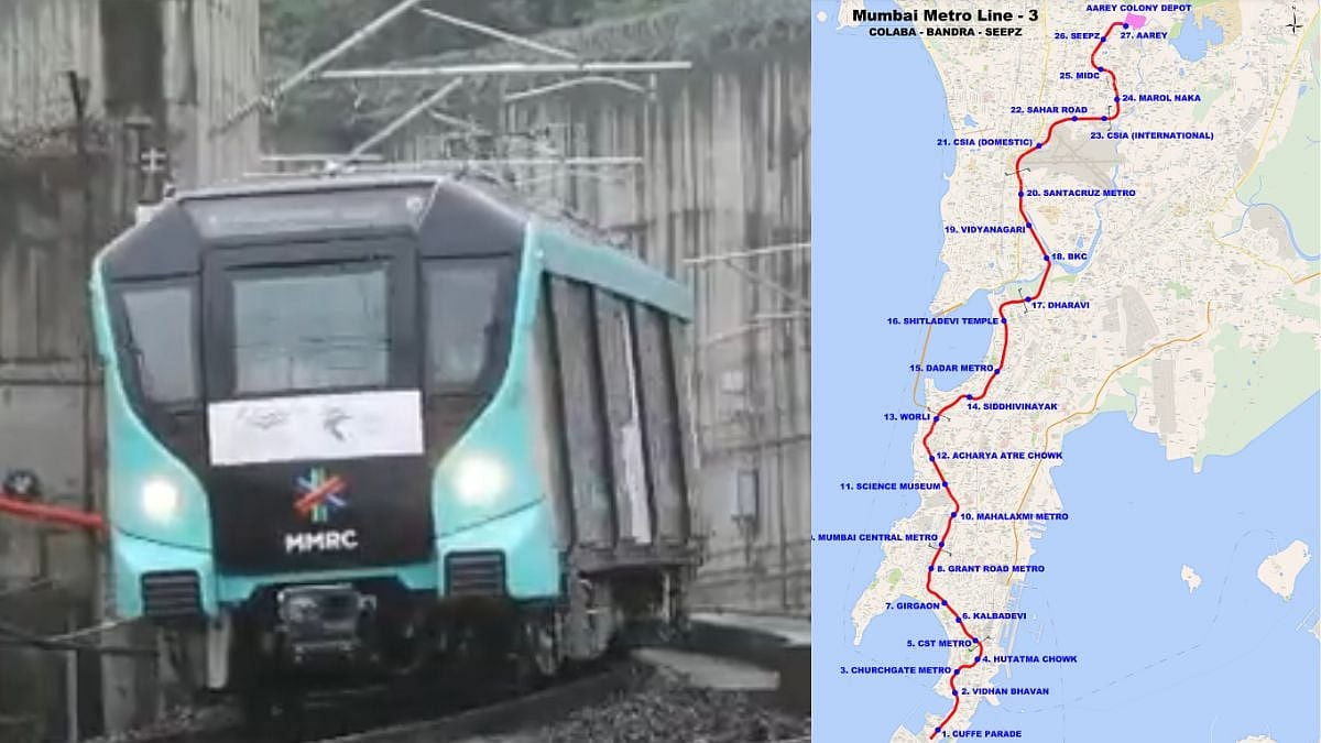Mumbai's Under-Ground Metro 3 Will Connect to Worli by March-End