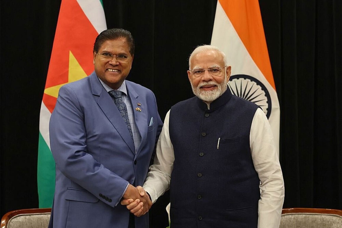 PM Modi Mourns Former Suriname President Santokhi, Calls It A Loss For Indian Diaspora