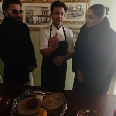 Sweet Surprise in New York: Vikas Khanna Serves Modaks to Ranveer & Deepika