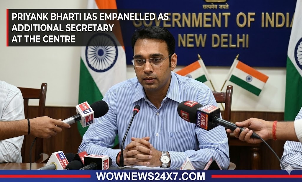 Priyank Bharti IAS Empanelled as Additional Secretary: Strengthening India’s Administrative Leadership