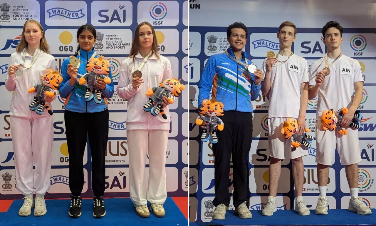 Double Gold Dream For Anushka, Silver Glory For Adriyan At ISSF Junior World Cup
