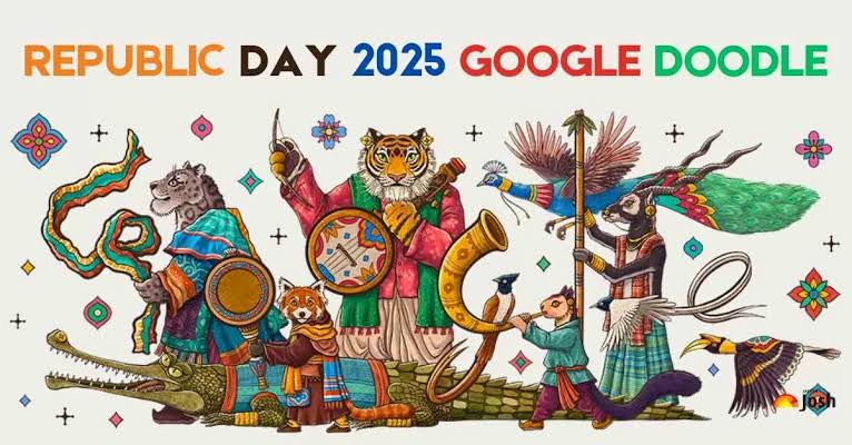 Google's Wildlife Parade Doodle Captures Spirit of India's 76th Republic Day