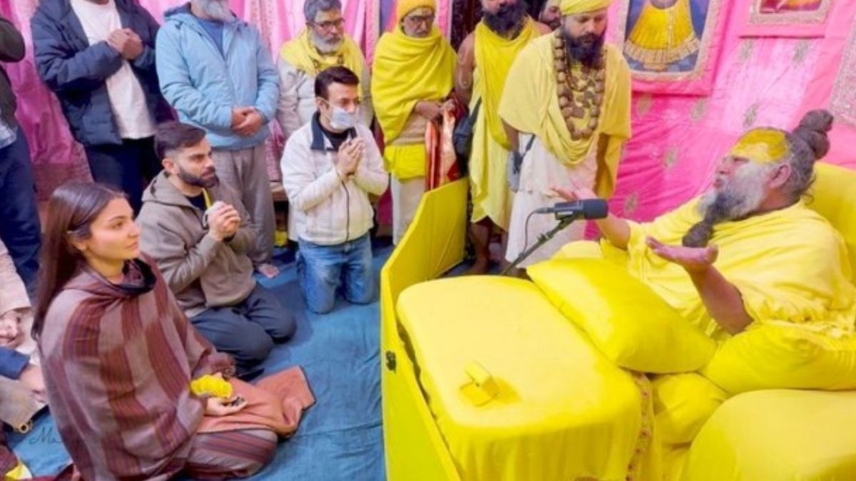 A Morning of Devotion: Virat-Anushka’s Visit to Premanand Maharaj Captivates Fans