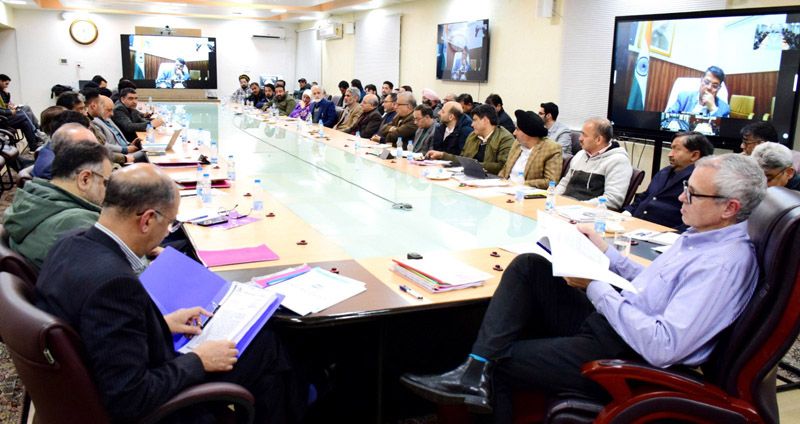 J&K CM Omar Abdullah Holds Pre-Budget Consultations with Stakeholders