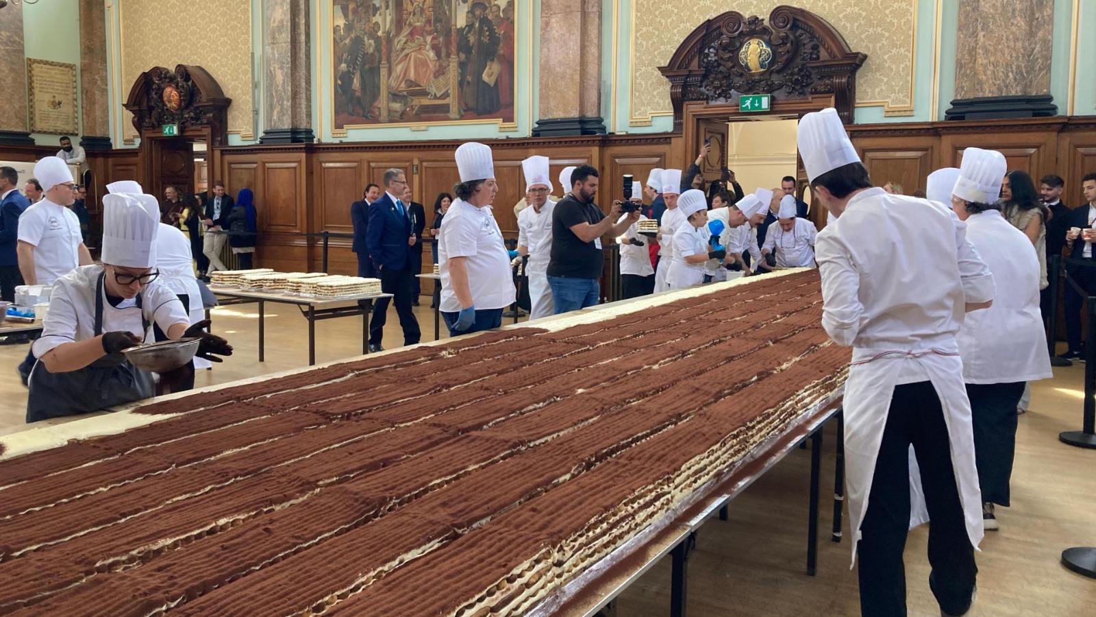 World’s Longest Tiramisu Outpaces Vande Bharat In Length