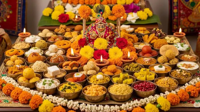 The Ultimate Janmashtami Feast: 56 Flavours That Bring Krishna’s Spirit to Life