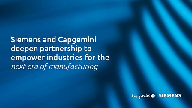 AI to Aisles: Siemens & Capgemini Forge Future-Ready Alliance for Smarter Manufacturing