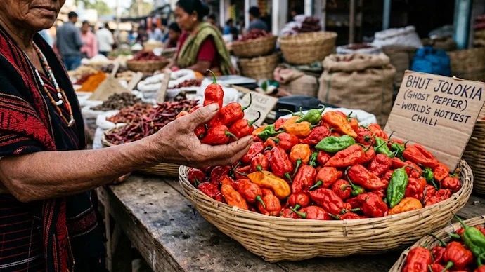 India's 'Ghost Chilli': The World-Renowned Heat of the Northeast
