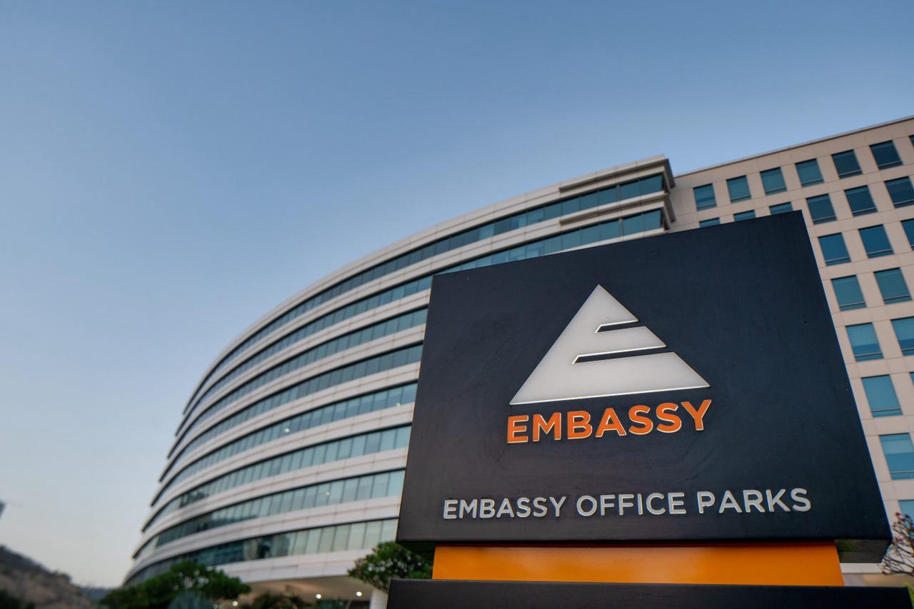 Embassy REIT Seals ₹8,520 Million Deal: Expands Bengaluru Portfolio with Marquee Office Asset