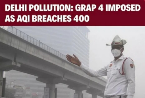 Grap-4 Returns As Delhi AQI Crosses 400