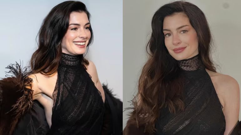 Anne Hathaway Revives Devil Wears Prada Energy at Ralph Lauren Show