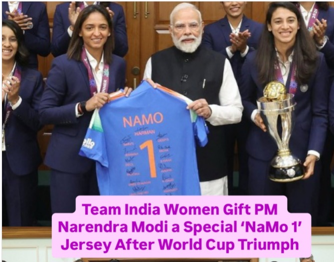 Cricket Meets Country: Team India’s ‘Namo 1’ Gesture Celebrates National Spirit