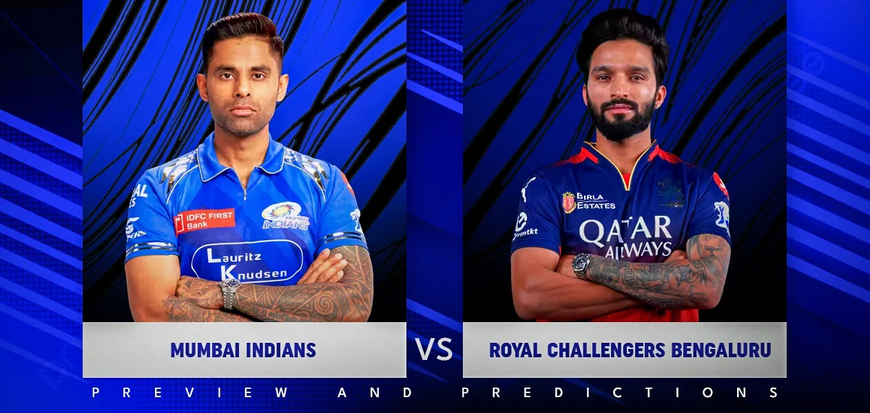 Mumbai Indians vs Royal Challengers Bengaluru: Clash of Titans at Wankhede