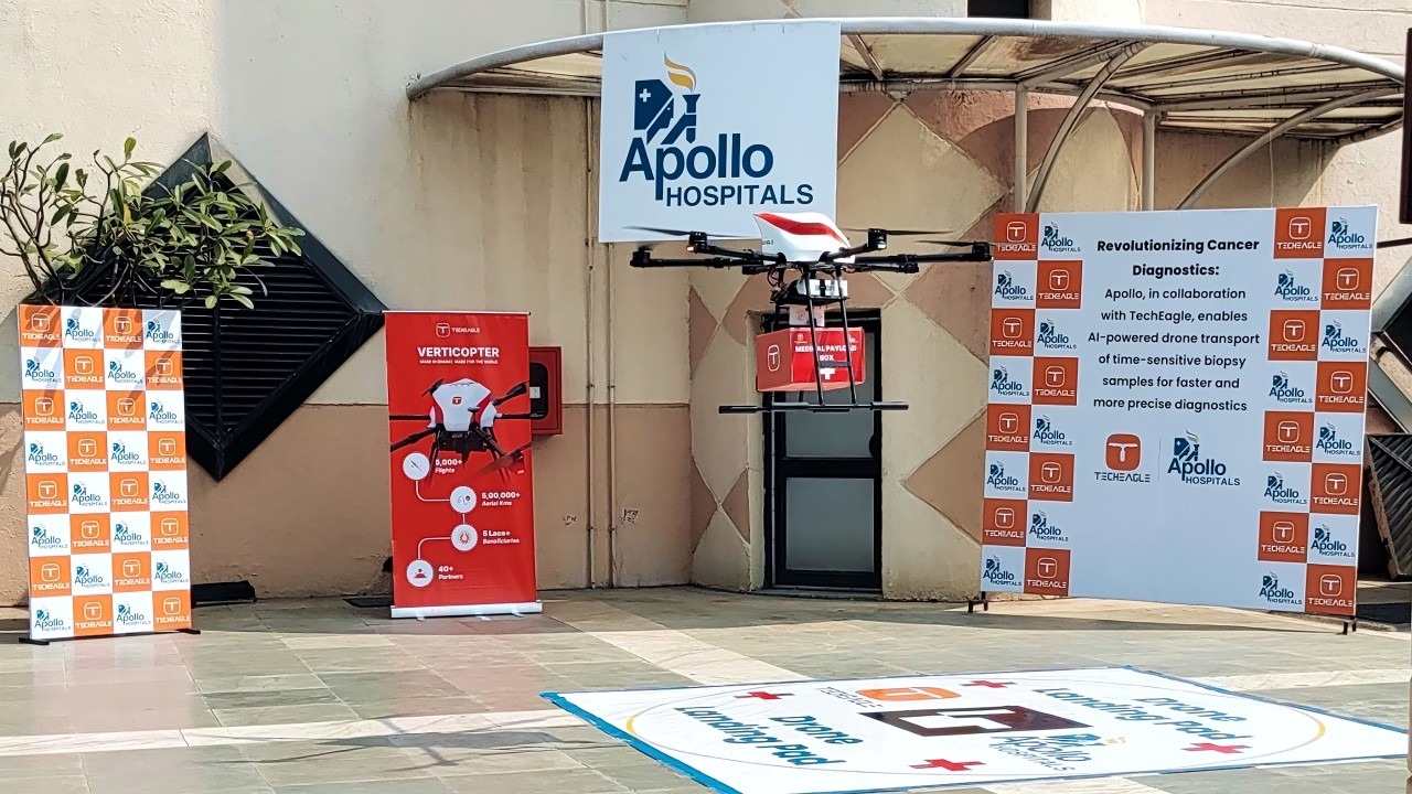Airborne Innovation: TechEagle and Apollo's Breakthrough in Medical Drone Technology