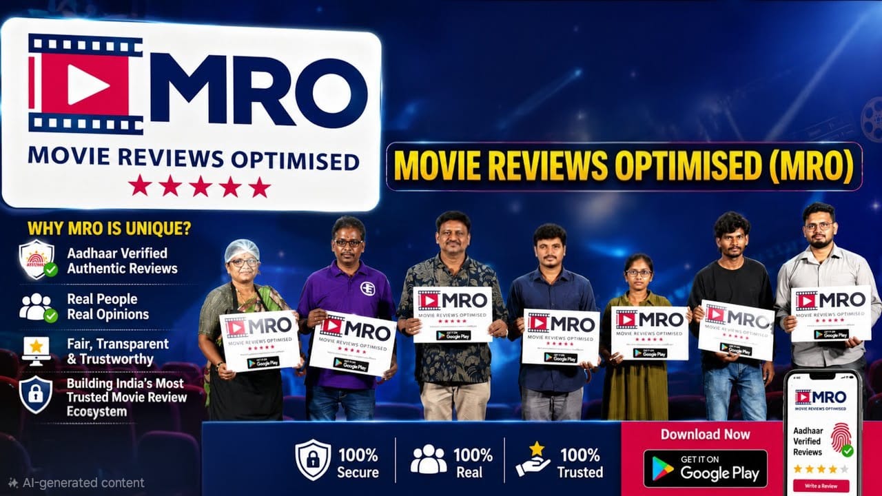 MRO Launches India's First Aadhaar-Verified Movie Review Platform