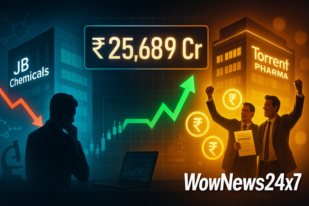 Torrent’s ₹25,689 Cr Power Play Shakes Pharma Street—JB Chemicals Dips, Torrent Rises