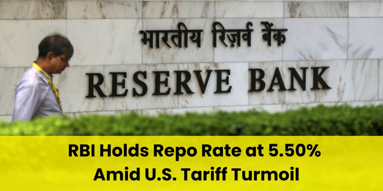 RBI Holds Rates Steady at 5.50%, Signals Cautious Optimism Amid Global Uncertainty