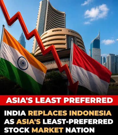 Trading Places: India Replaces Indonesia as Asia's Least-Preferred Stock Market
