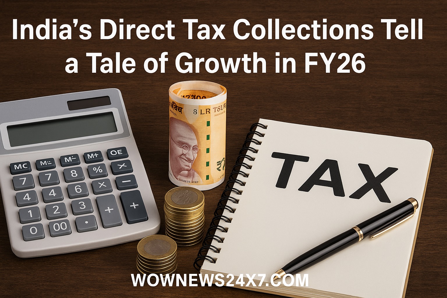 Tax Triumph: India’s Direct Tax Revenue Climbs 6.3% in First Half FY26