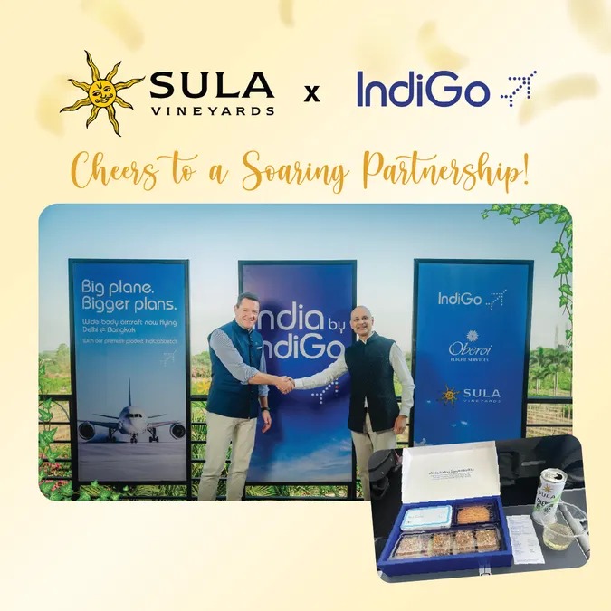 Sip, Stretch, and Savor: IndiGo Unveils Widebody Debut with Sula Vineyards