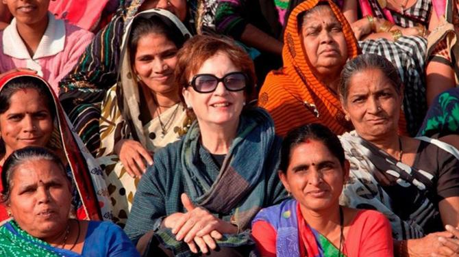 American Woman Awarded Padma Shri for Reviving Indian Textiles