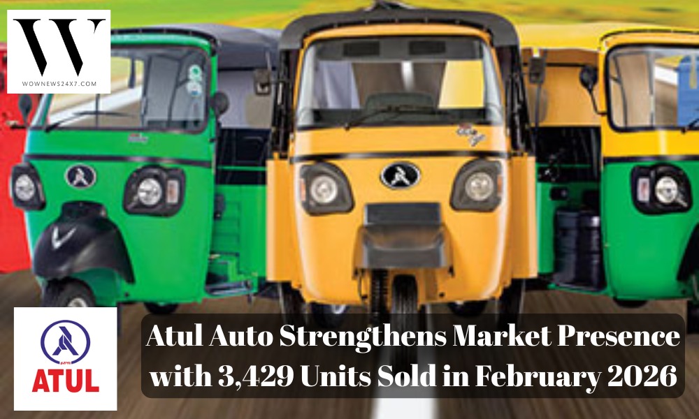 Atul Auto Records 3,429 Units in February 2026 Sales, Reflecting Steady Market Momentum