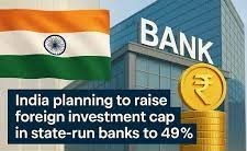 Government Rules Out Any Move to Hike FDI Cap in PSU Banks to 49%, Says MoS Finance