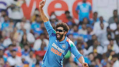 Ravindra Jadeja Strikes as Tom Latham Falls LBW